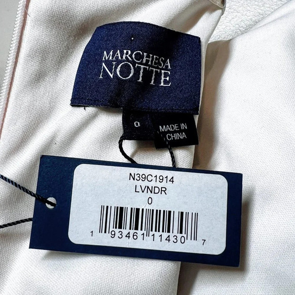 NWT Marchesa Notte Pink Strapless Dot Tulle Dress $795 - Picture 15 of 16